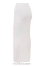 衣類 House of CB gioia アイボリー リブニットボタンフロントマキシスカート 0N8J912 - Image 3