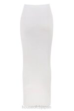 衣類 House of CB gioia アイボリー リブニットボタンフロントマキシスカート 0N8J912 - Image 4