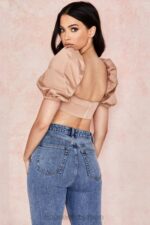 衣類 House of CB hedy キャメル パフスリーブ ブラレット 0N8J107 - Image 13