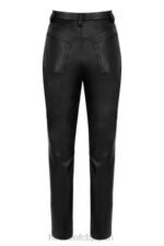 衣類 House of CB inaya ブラック ストレッチ ビーガン レザー パンツ 0N8J1023 - Image 3
