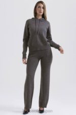 衣類 House of CB Jionni チャコール カシミア ブレンド パーカー 0N8J650 - Image 2