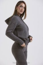 衣類 House of CB Jionni チャコール カシミア ブレンド パーカー 0N8J650 - Image 7