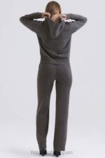 衣類 House of CB Jionni チャコール カシミア ブレンド パーカー 0N8J650 - Image 9