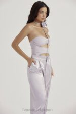 衣類 House of CB joie グレーフラワートリムボディスーツ 0N8J713 - Image 6