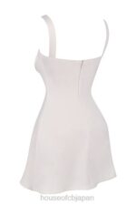 衣類 House of CB kara ヴィンテージ クリーム ミニドレス 0N8J285 - Image 6