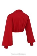 衣類 House of CB laraine チェリーシルクブルゾントップ 0N8J673 - Image 4