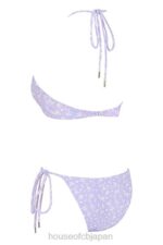 衣類 House of CB lira ライラック花柄逆三角ビキニ 0N8J1240 - Image 3