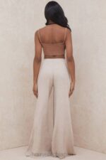 衣類 House of CB luda トープ リブニット パンツ 0N8J981 - Image 9