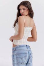 衣類 House of CB lula アイボリー スパンコール プリーツ コルセット 0N8J25 - Image 15