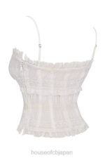 衣類 House of CB lula アイボリー スパンコール プリーツ コルセット 0N8J25 - Image 7