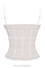 衣類 House of CB lula アイボリー スパンコール プリーツ コルセット 0N8J25 - Image 8