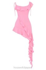 衣類 House of CB marcia フレンチピンクフリルミニドレス 0N8J195 - Image 6