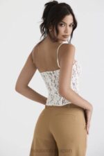 衣類 House of CB mila アイボリーレースアンダーワイヤーコルセット 0N8J42 - Image 10