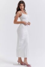 衣類 House of CB myla ホワイトニットマキシドレス 0N8J262 - Image 15