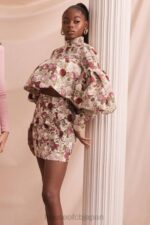 衣類 House of CB naeve ヴィンテージ フローラル フリル トップ 0N8J809 - Image 2