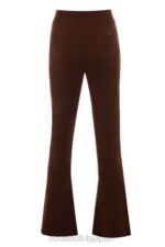 衣類 House of CB nereida チョコレート カシミア ブレンド パンツ 0N8J827 - Image 3