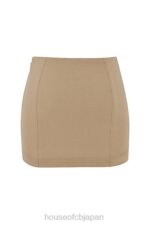 衣類 House of CB nisha ベージュ スカルプティング ミニ スカート 0N8J927 - Image 5