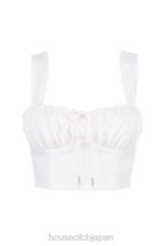 衣類 House of CB noemi ホワイト ブルゾン コルセット トップ 0N8J104 - Image 5