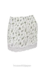 衣類 House of CB noemie garden プリントレーストリムミニスカート 0N8J922 - Image 5
