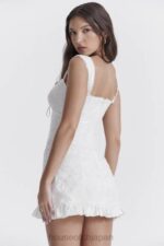衣類 House of CB odessa ホワイト刺繍入りミニドレス 0N8J226 - Image 16