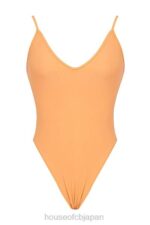 衣類 House of CB rhodes ライトオレンジ プランジ ワンピース水着 0N8J1185 - Image 4