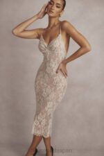 衣類 House of CB serelle アンティークアイボリーレースミディドレス 0N8J345 - Image 4
