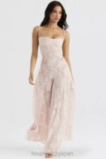 衣類 House of CB Seren ソフトピンクの花柄レースバックマキシドレス 0N8J366 - Image 12