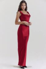 衣類 House of CB sydel ルビーサテン バイアスカット マキシスカート 0N8J832 - Image 8