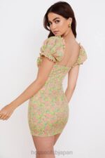 衣類 House of CB Tanaya ヴィンテージ フローラル パフスリーブ ミニドレス 0N8J538 - Image 10