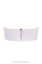 衣類 House of CB Tanice ホワイトリネンミックスバンドゥトップ 0N8J805 - Image 10