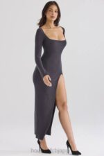 衣類 House of CB Tolani チャコールカシミヤニットマキシドレス 0N8J313 - Image 12
