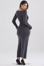 衣類 House of CB Tolani チャコールカシミヤニットマキシドレス 0N8J313 - Image 13