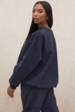 衣類 House of CB tommy ネイビー オーバーサイズ クルーネック スウェットシャツ 0N8J800 - Image 11