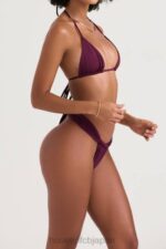 衣類 House of CB tropez プルーン ホルターネック ビキニトップ 0N8J1214 - Image 5