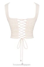 衣類 House of CB una ヴィンテージ クリーム レース コルセット 0N8J15 - Image 8