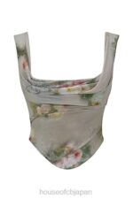 衣類 House of CB una ヴィンテージフローラルコルセット 0N8J28 - Image 4
