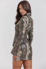 衣類 House of CB Vani スネークプリント フィットジャケット 0N8J1028 - Image 8