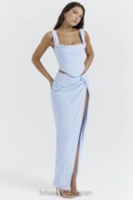 衣類 House of CB vesper ソフトブルーマキシスカート 0N8J850 - Image 9