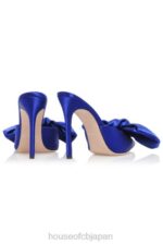 靴 House of CB beaubelle コバルトブルーのオーバーサイズ ボウ ミュール 0N8J1099 - Image 6