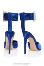 靴 House of CB クリスタ コバルトブルー クリスタル バックル パンプス 0N8J1097 - Image 6