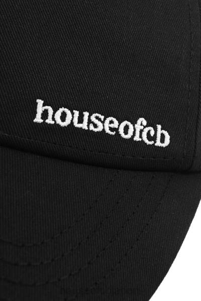 アクセサリー House of CB デボン ブラック バックル バック ベースボール キャップ 0N8J1063