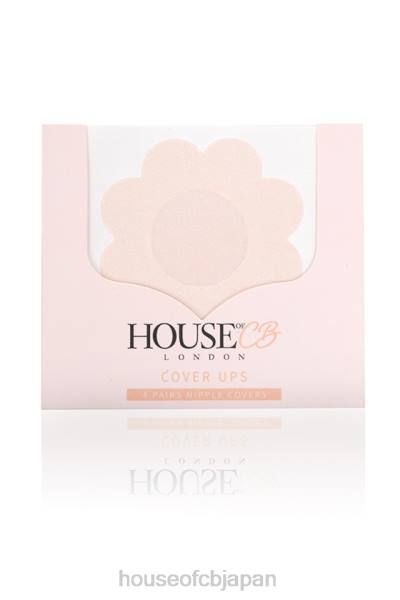 衣類 House of CB ベージュフラワーニップルカバー4個セット 0N8J1315